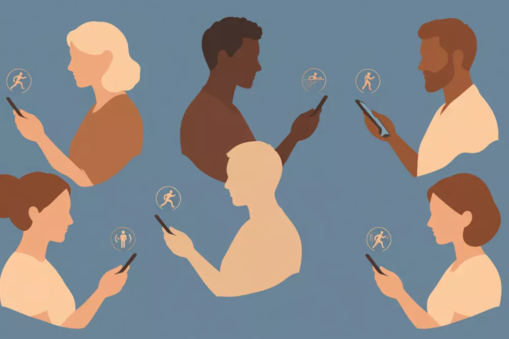 Illustration montrant les profils diversifiés des populations vulnérables à l'addiction aux paris sportifs, notamment les jeunes